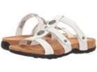 Minnetonka Baker (white Leather) Women's Sandals