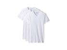 Kenneth Cole Reaction 3-pack Classic Fit V-neck Tee (white/white/white) Men's T Shirt