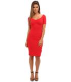 Christin Michaels Veana Sheath Dress (red) Women's Dress