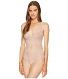 Else Ivy Deep Decolette Soft Cup Bodysuit (ballet Pink) Women's Jumpsuit & Rompers One Piece