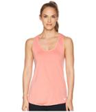 Nike Vintage Tank Top (rush Coral/white) Women's Sleeveless