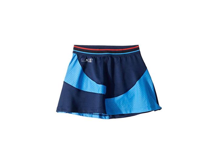 Adidas Kids Stella Mccartney Tennis Skort (little Kids/big Kids) (night Indigo) Girl's Skirt