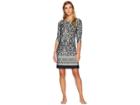 Roper 1840 Black Floral Vine Border (black) Women's Clothing