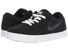 Nike Sb Kids Check Canvas (big Kid) (black/black/white) Boys Shoes