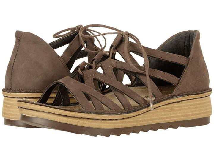 Naot Yarrow (coffee Bean Nubuck/ink Leather) Women's Shoes