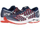 Mizuno Wave Rider 21 (estate Blue/high Risk Red (peachtree)) Women's Running Shoes