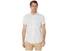 Kenneth Cole New York Short Sleeve Diamond Print Shirt (white) Men's Clothing