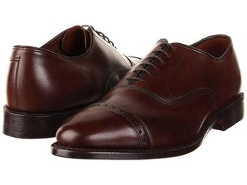 Allen Edmonds Fifth Avenue (brown Burnished Calf) Men's Lace Up Cap Toe Shoes