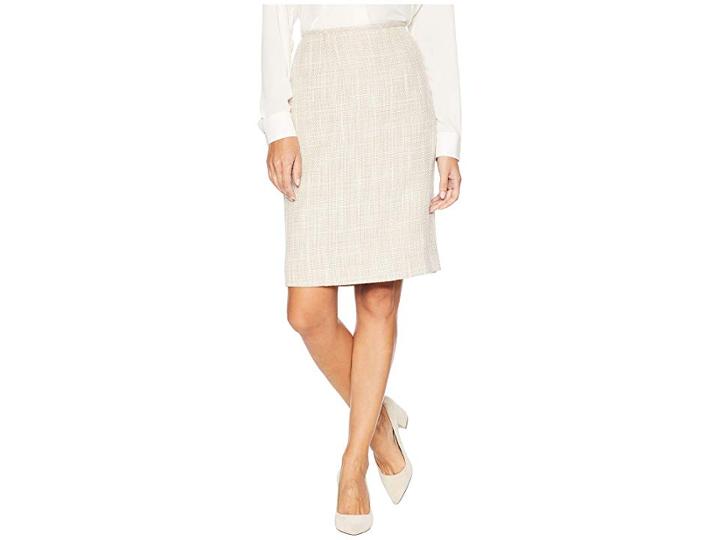 Calvin Klein Woven Skirt (khaki/cream) Women's Skirt