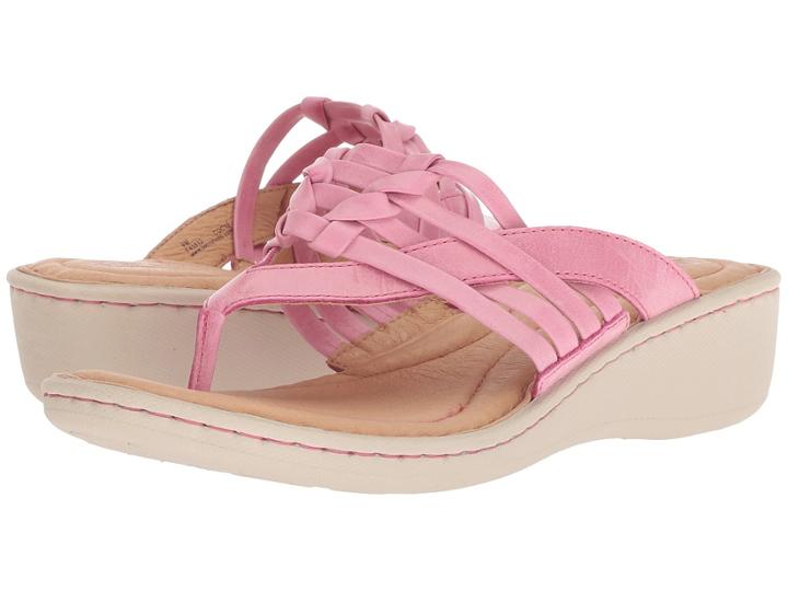 Born Tansey (pink Full Grain Leather) Women's Sandals
