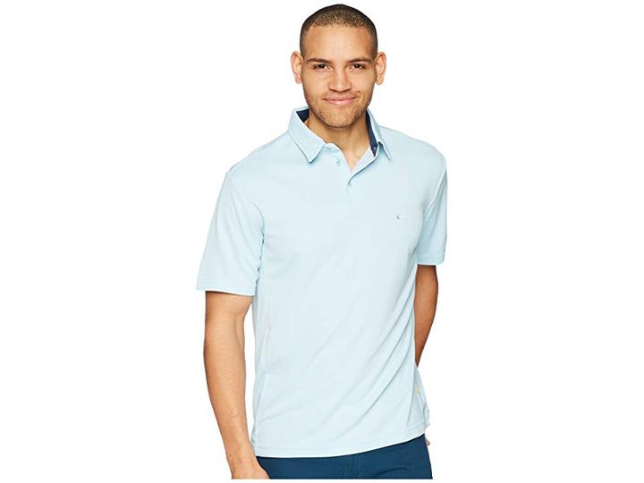 Quiksilver Waterman Water Polo 2 (crystal Blue) Men's T Shirt