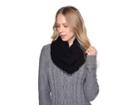Ugg Braided Knit Snood (black) Scarves