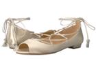 Badgley Mischka Bloom (ivory Satin) Women's Flat Shoes