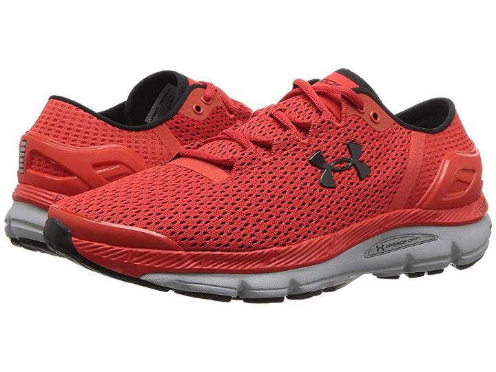 Under Armour Ua Speedform Intake 2 (radio Red/overcast Gray/black) Men's Shoes