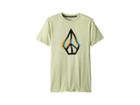 Volcom Kids Peace Blur Short Sleeve Tee (big Kids) (mist Green) Boy's T Shirt