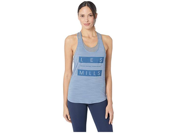 Reebok Activchill Tank Top (blue Slate 1) Women's Sleeveless