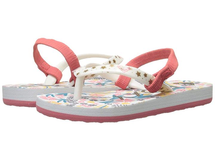 Roxy Kids Pebbles Vi (toddler/little Kid) (pink Carnation) Girls Shoes