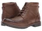 Clarks Curington Rise (brown Leather) Men's Shoes