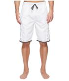 U.s. Polo Assn. Side Striped Basic Cargo Shorts (white) Men's Swimwear