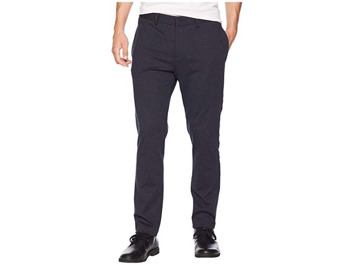 Calvin Klein Side Seam Taped Knit Pants (deep Slate) Men's Casual Pants