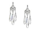 Lauren Ralph Lauren Stone Chandelier Earrings (silver) Earring