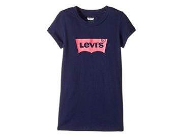 Levi's(r) Kids Short Sleeve Batwing Tee (little Kids) (peacoat) Girl's T Shirt