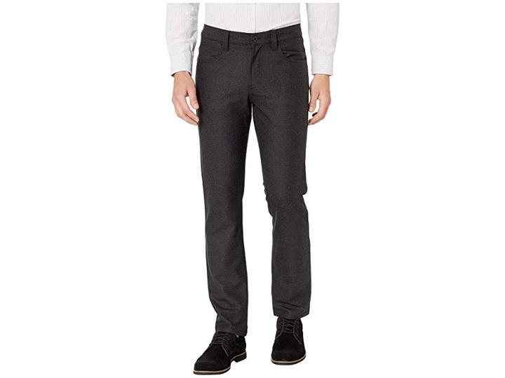Bugatchi Five-pocket Pants (charcoal) Men's Casual Pants