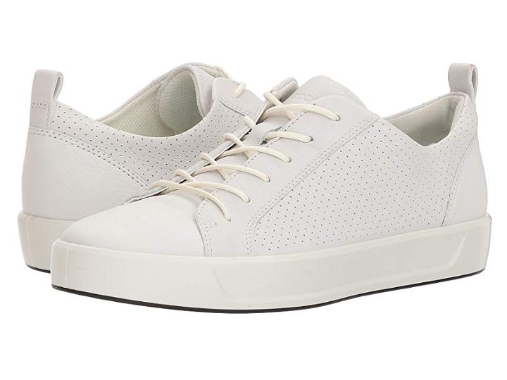Ecco Soft 8 Summer Tie (white) Women's Shoes