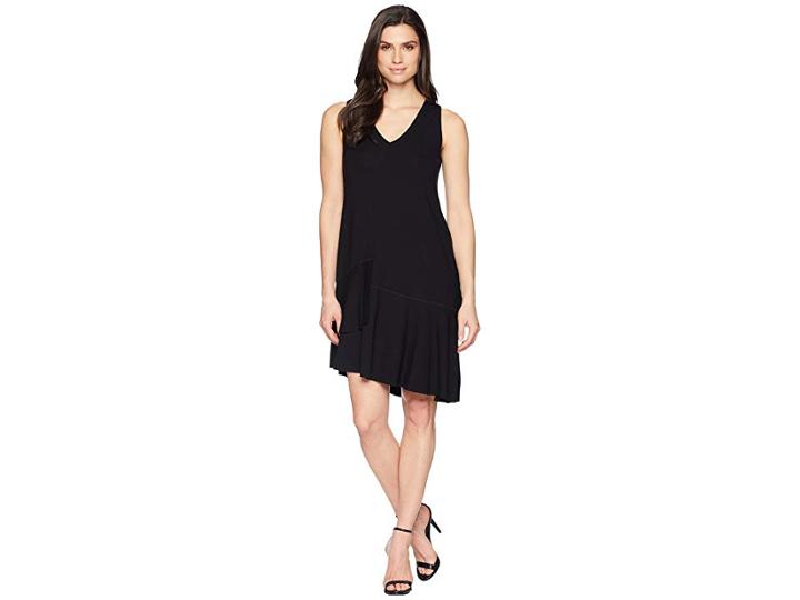Lilla P Peplum Dress (black) Women's Dress