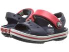 Crocs Kids Crocband Sandal (toddler/little Kid) (navy/red) Kids Shoes