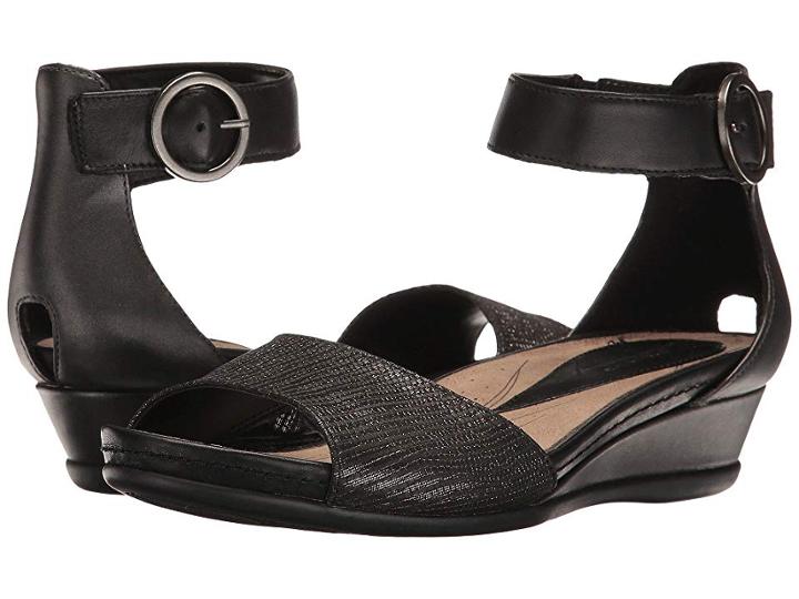 Earth Hera (grey Textured Leather) Women's Shoes