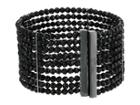 Lauren Ralph Lauren Multi Row Cuff Bracelet (jet) Bracelet