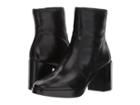 Frye Joan Campus Short (black Smooth Antique Pull Up) Women's Boots