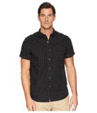 Kenneth Cole New York Short Sleeve Starlight Print (black) Men's Clothing