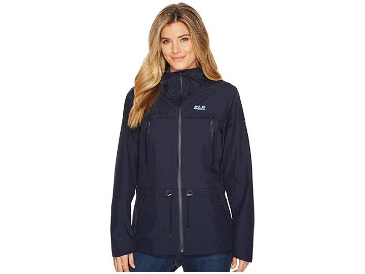 Jack Wolfskin Fairview Jacket (midnight Blue) Women's Coat