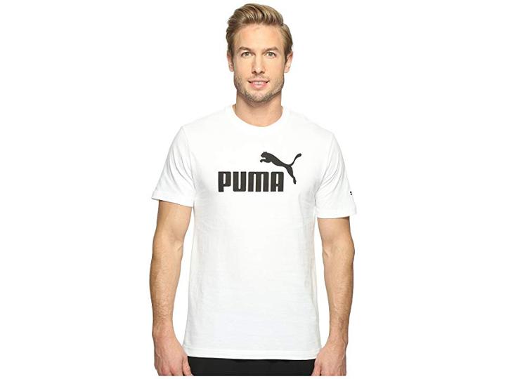 Puma #1 Logo Tee (white) Men's T Shirt