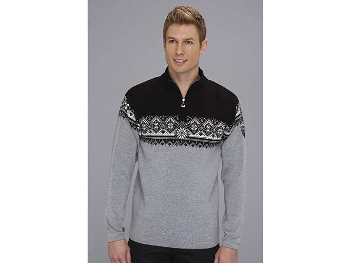 Dale Of Norway Moritz Masculine (t-metal Grey/shiefer Vig/black/off White) Men's Sweater