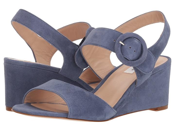 L.k. Bennett Bailey (powder Blue Suede) Women's Dress Sandals