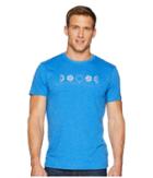 Mountain Hardwear Phases Of Space Station Short Sleeve Tee (heather Altitude Blue) Men's T Shirt