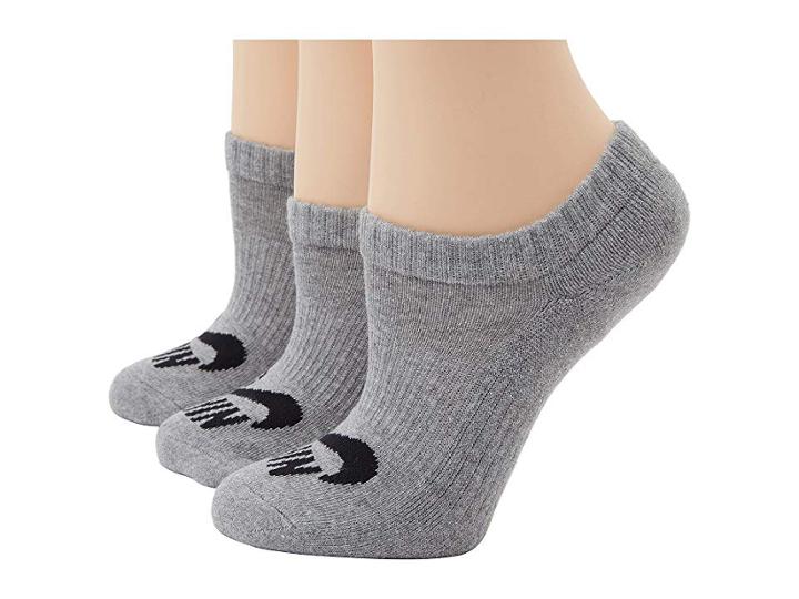 Nike Sb 3-pack No Show Socks (dark Grey Heather/black) Men's No Show Socks Shoes
