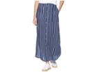 Roxy Sunset Islands Skirt (dress Blues Vertical Stripes) Women's Skirt