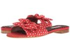 Tabitha Simmons Cleo Polka (red/black/white Polka Dots) Women's Sandals