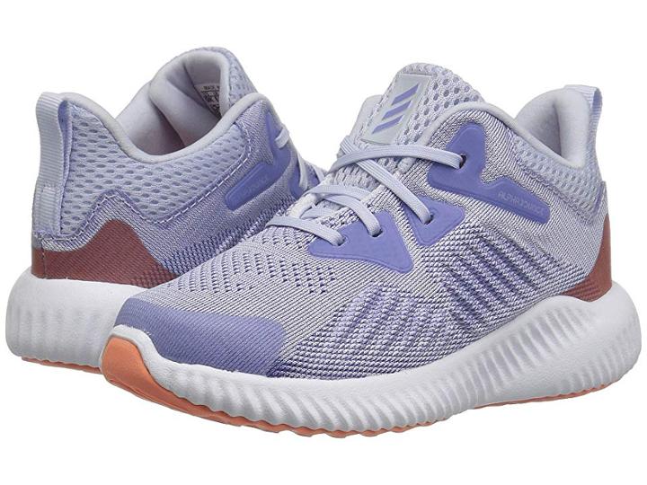 Adidas Kids Alphabounce Beyond (toddler) (aero Blue/chalk Purple/white) Girls Shoes