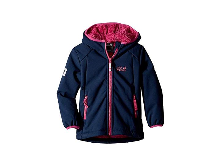 Jack Wolfskin Kids Kissekatt Jacket (infant/toddler/little Kids/big Kids) (midnight Blue) Girl's Coat