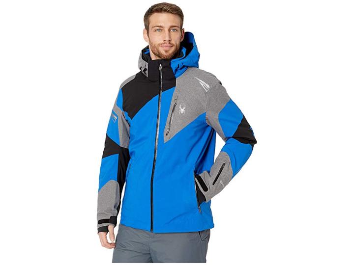 Spyder Leader Jacket (turkish Sea/tech Flannel/black) Men's Jacket