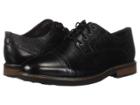 Nunn Bush Overland Cap Toe Oxford With Kore Walking Comfort Technology (black Tumbled) Men's Lace Up Cap Toe Shoes