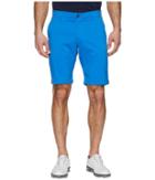 Under Armour Golf Ua Showdown Tapered Shorts (mediterranean/steel Medium Heather/mediterranean) Men's Shorts
