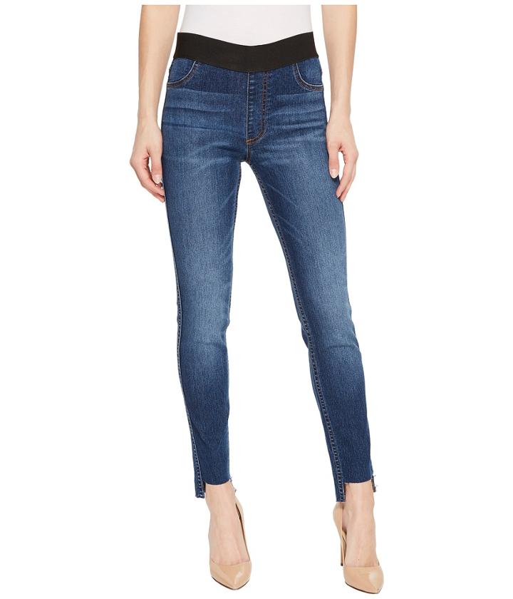 Karen Kane Step Hem Jeggings (denim) Women's Casual Pants