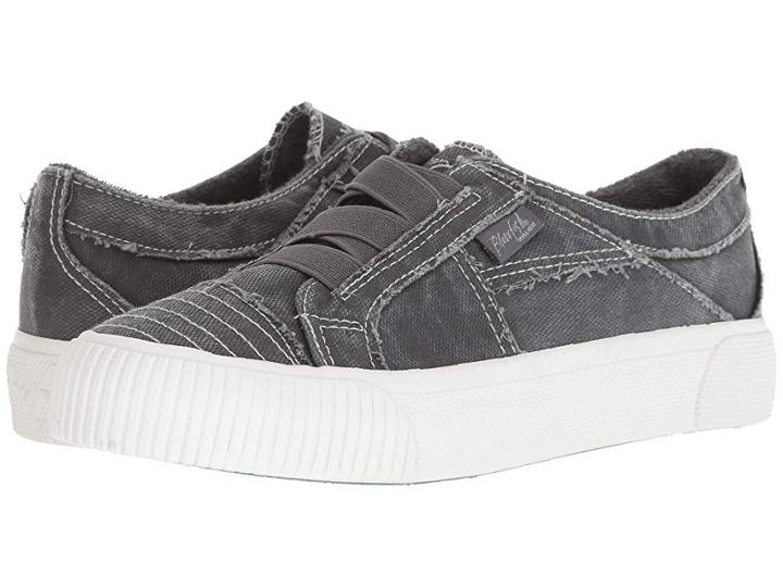 Blowfish Crazee (grey Smoked 16 Oz. Canvas) Women's Shoes