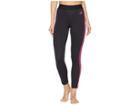 Adidas Essential 3-stripe Tights (black/real Magenta) Women's Casual Pants